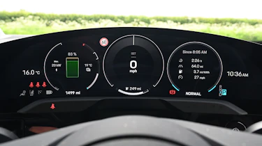 Porsche Taycan UK instruments