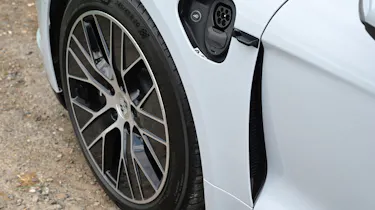 Porsche Taycan UK charging flap