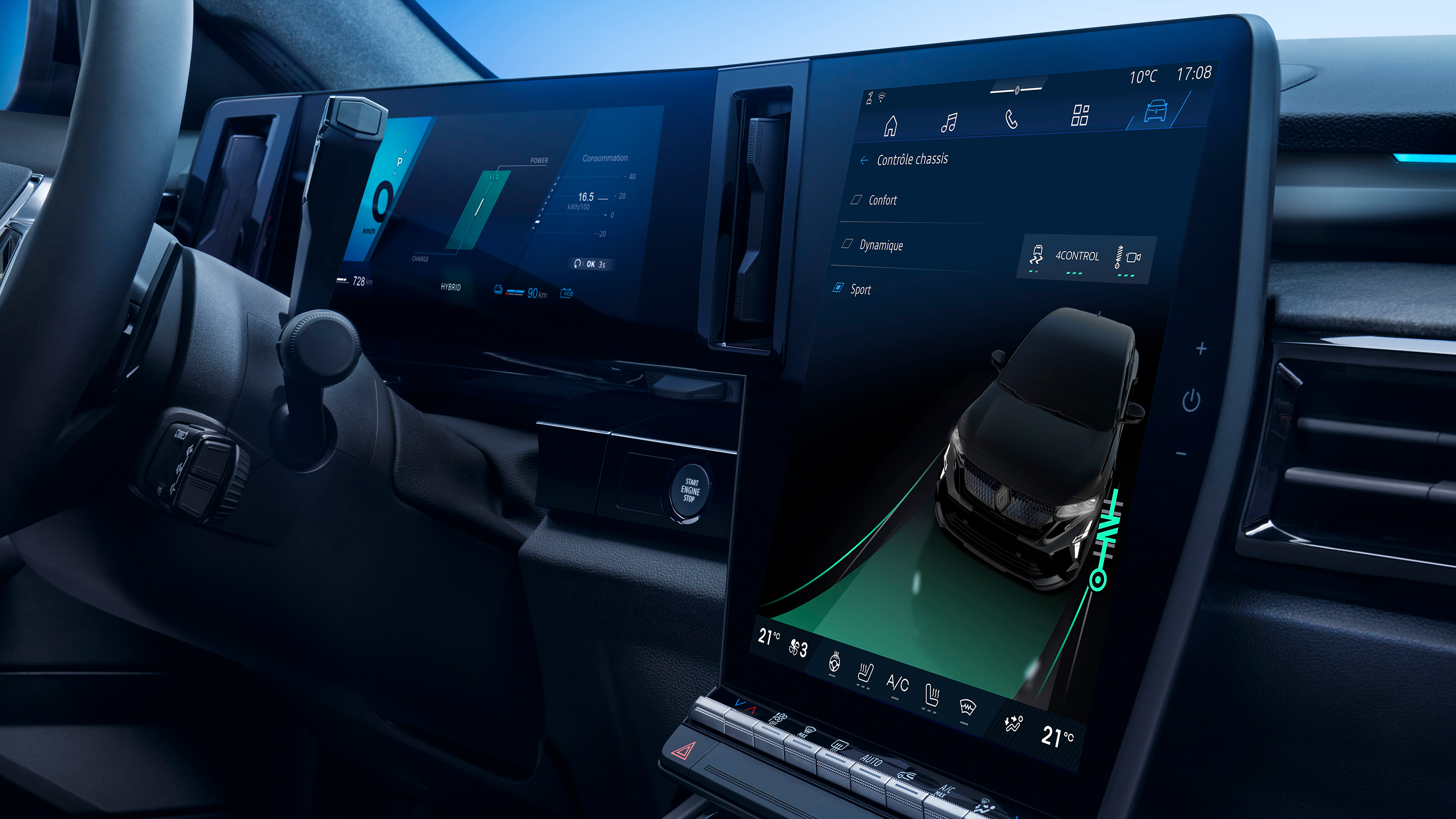 Renault Rafale PHEV infotainment