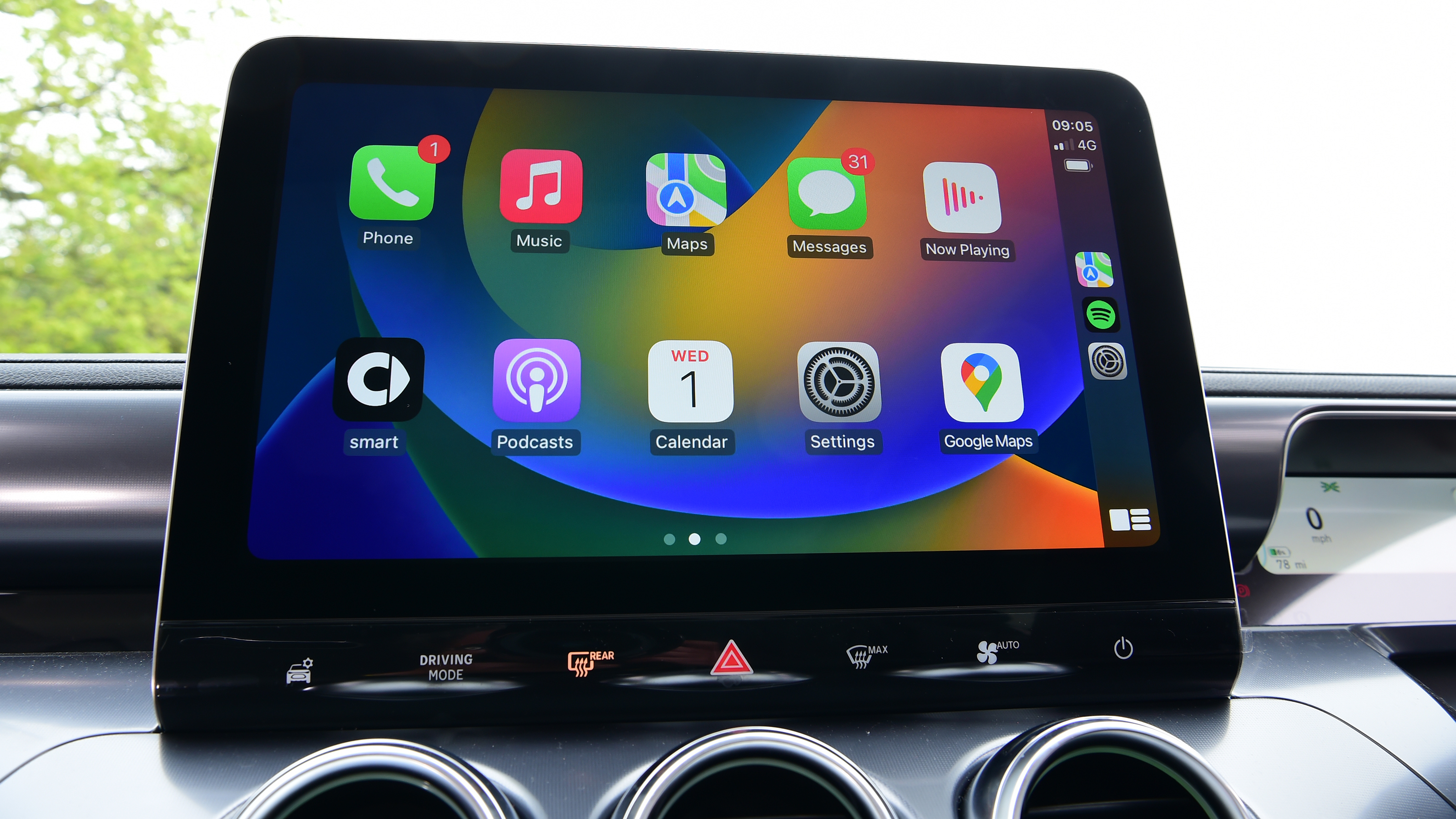 Smart #3 infotainment Apple CarPlay