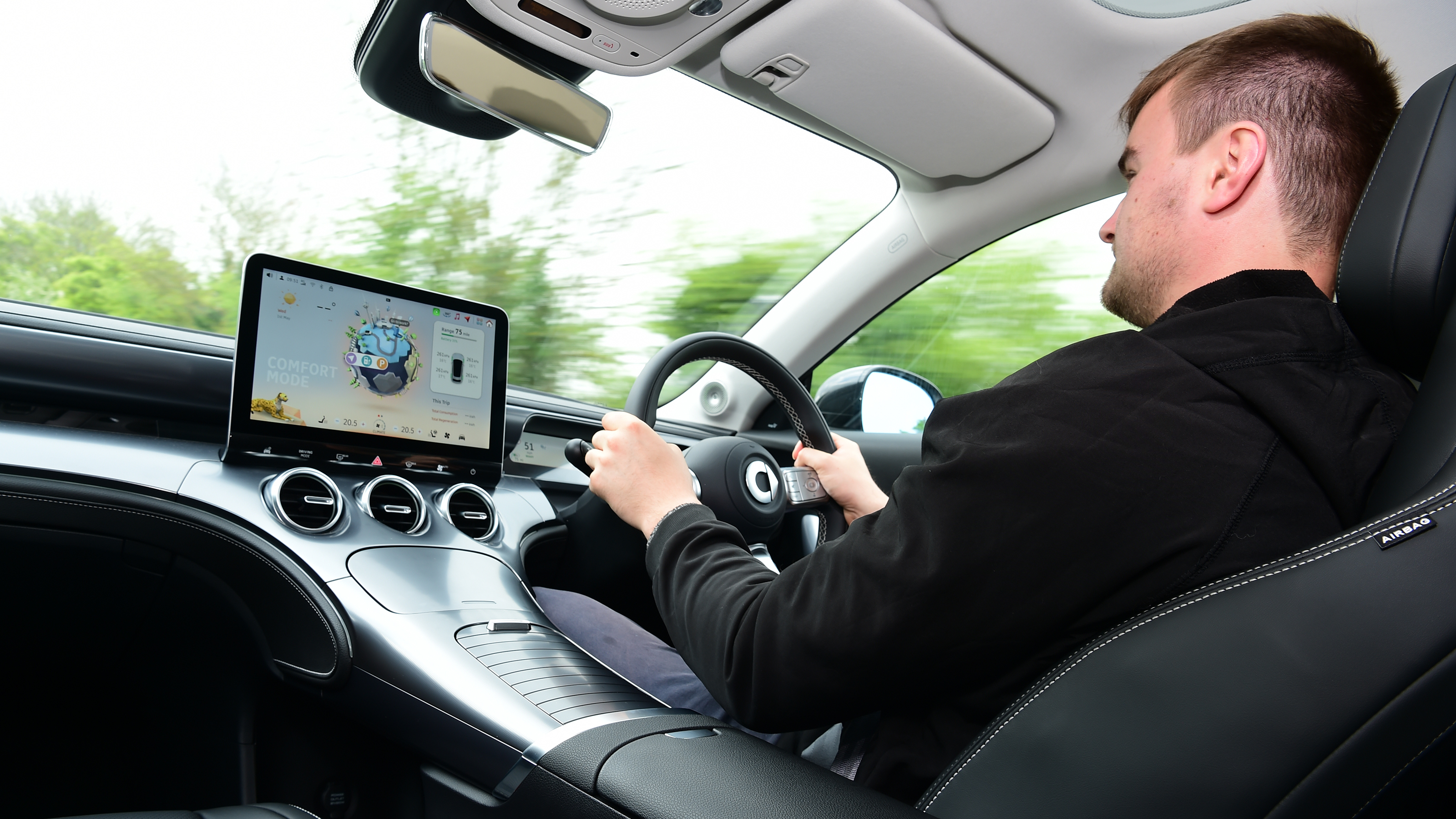 Smart #3 driving position