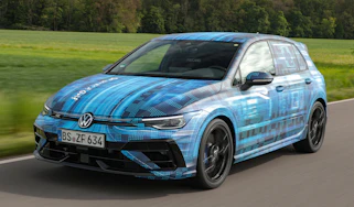 Volkwagen Golf R prototype front quarter