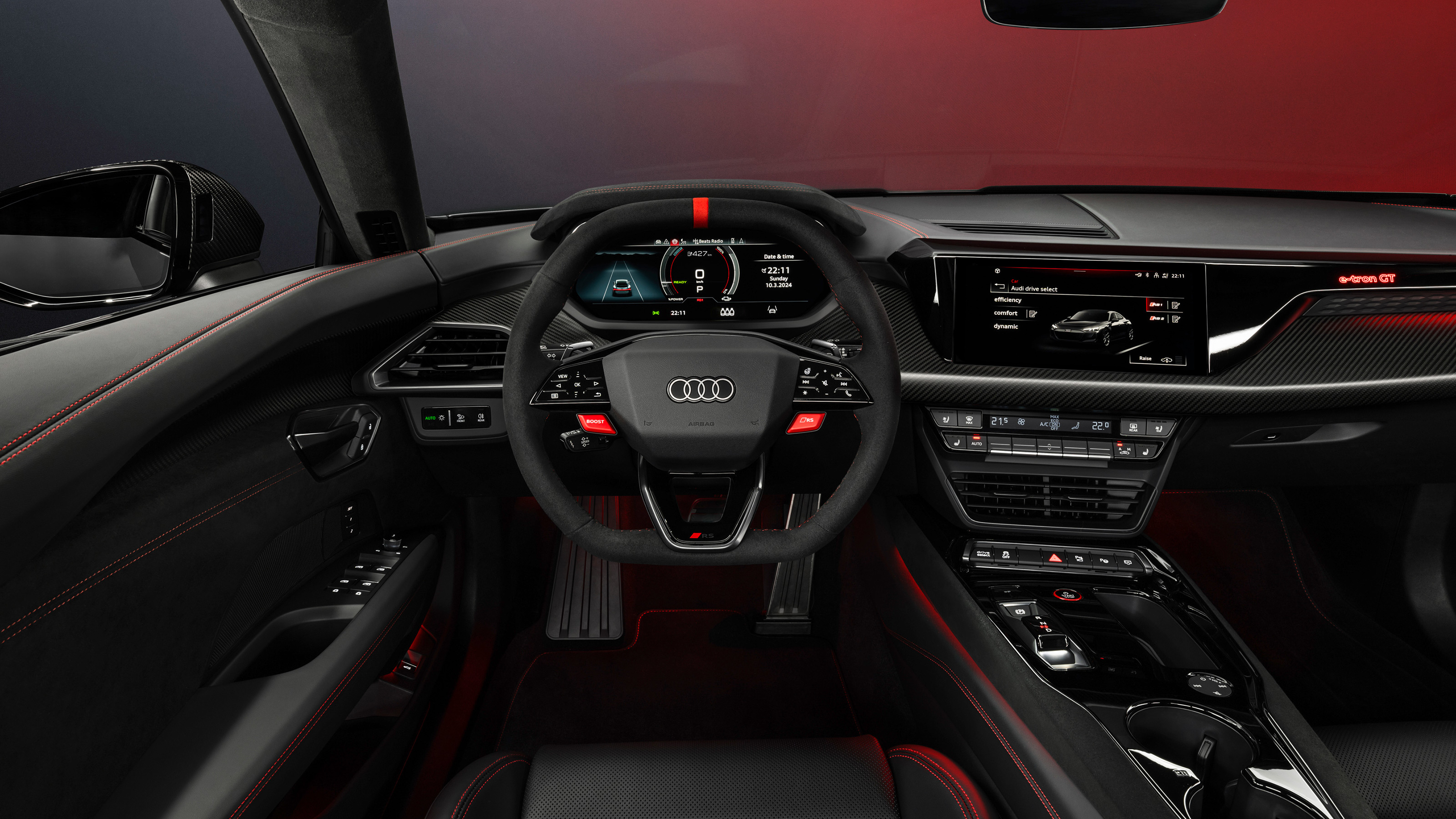 Audi e-tron GT dashboard