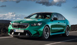 New BMW M5 front quarter