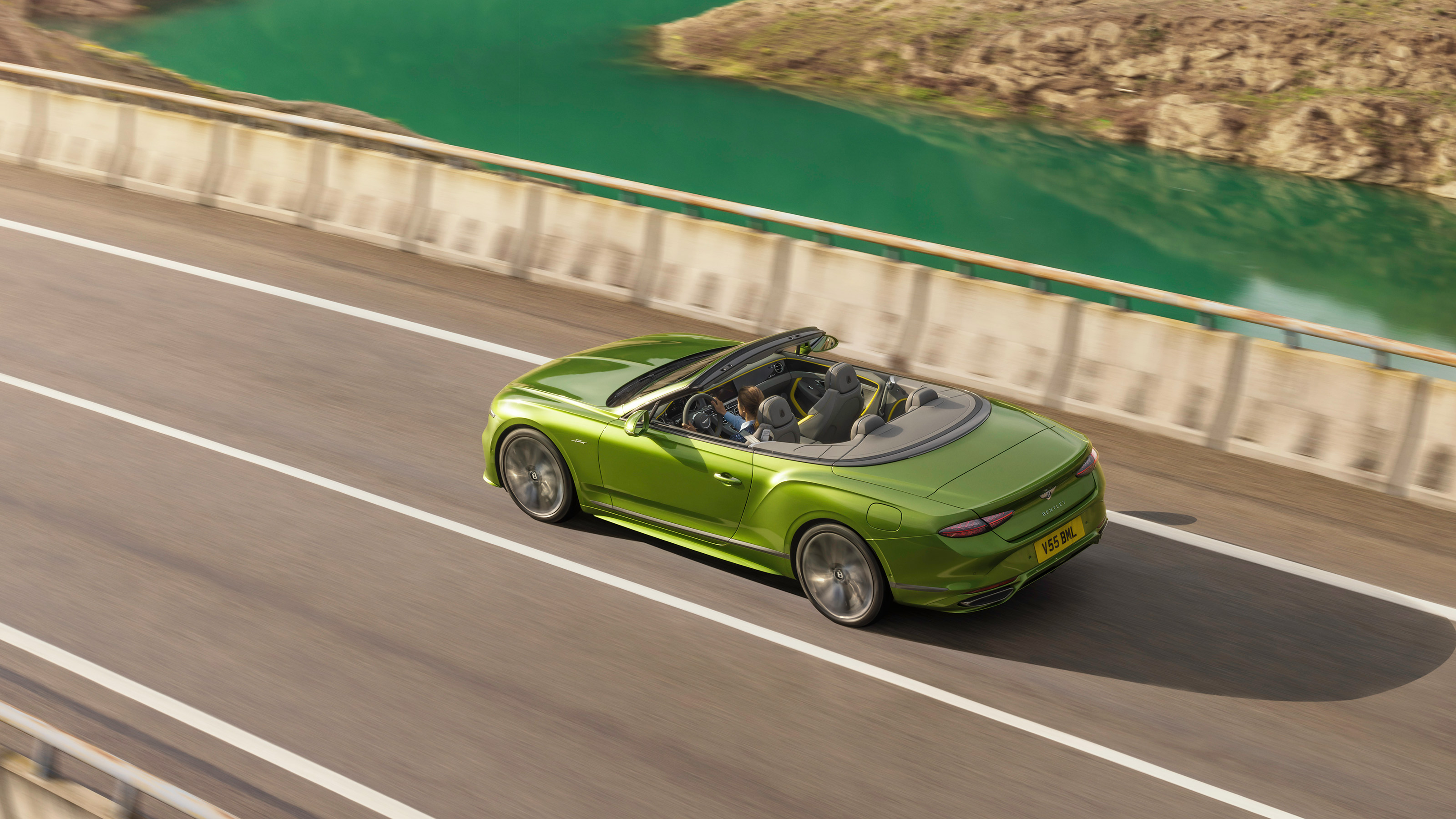 New Bentley Continental GTC top rear view
