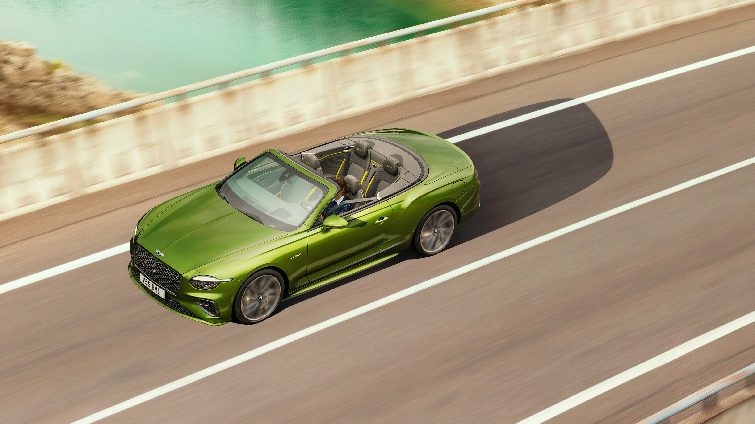 New Bentley Continental GTC top view
