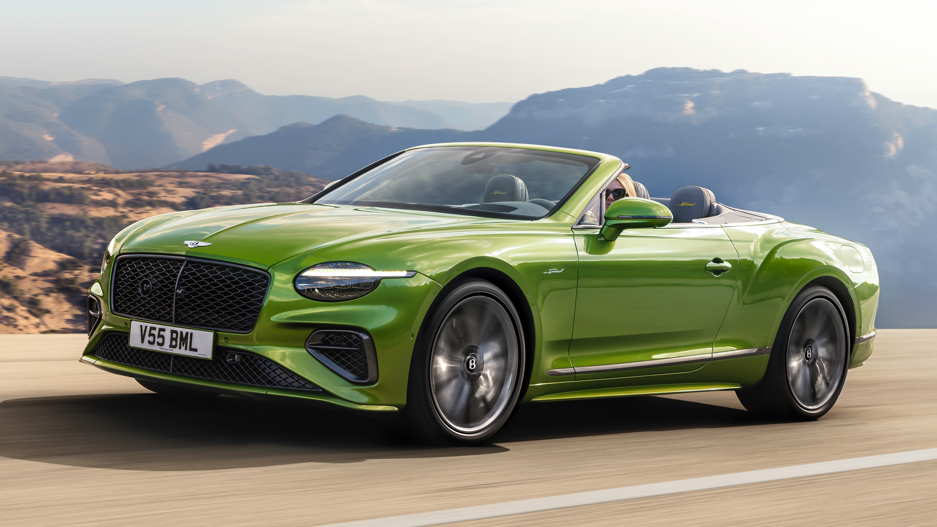 New Bentley Continental GTC front quarter
