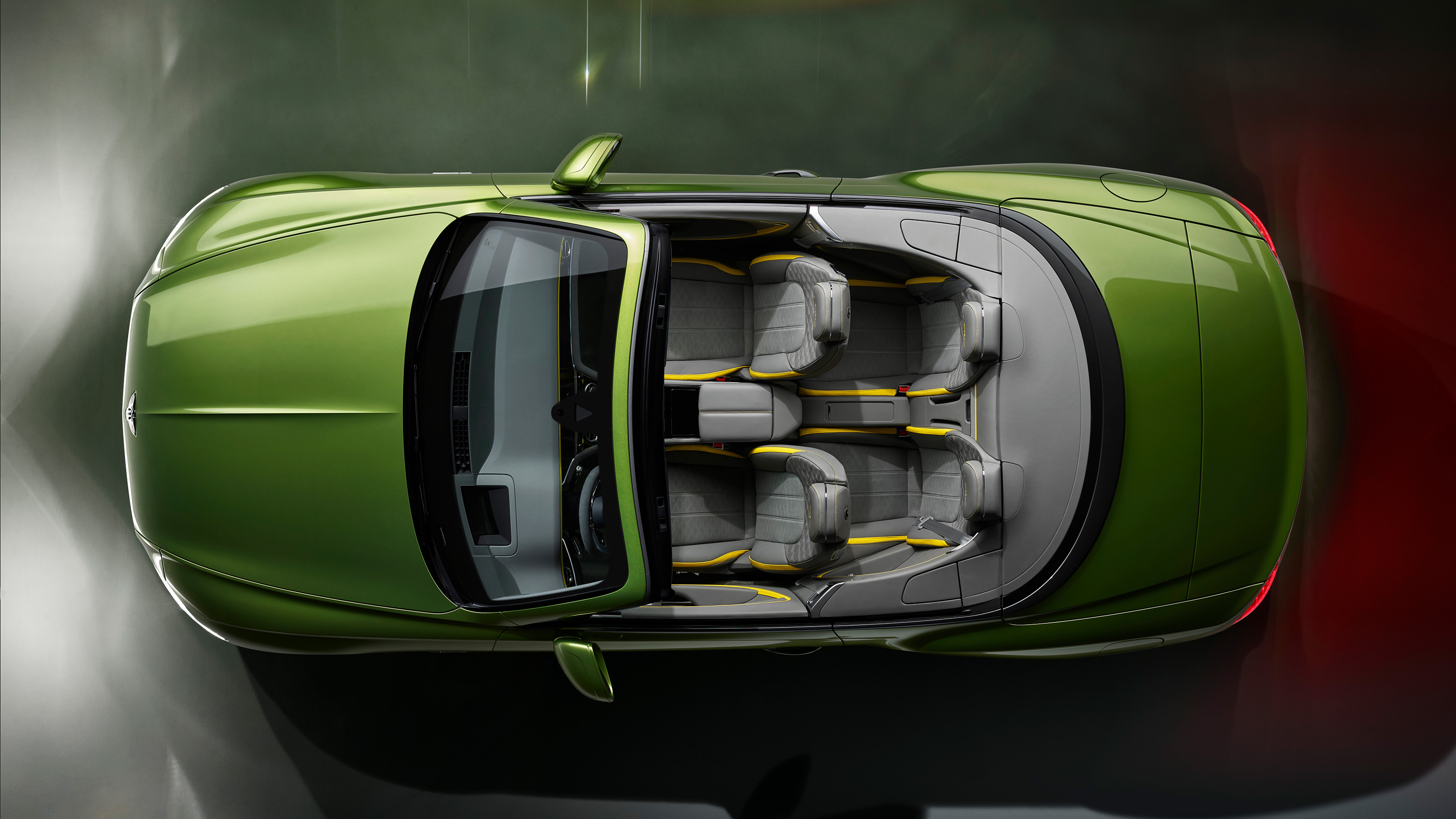 New Bentley Continental GTC top view