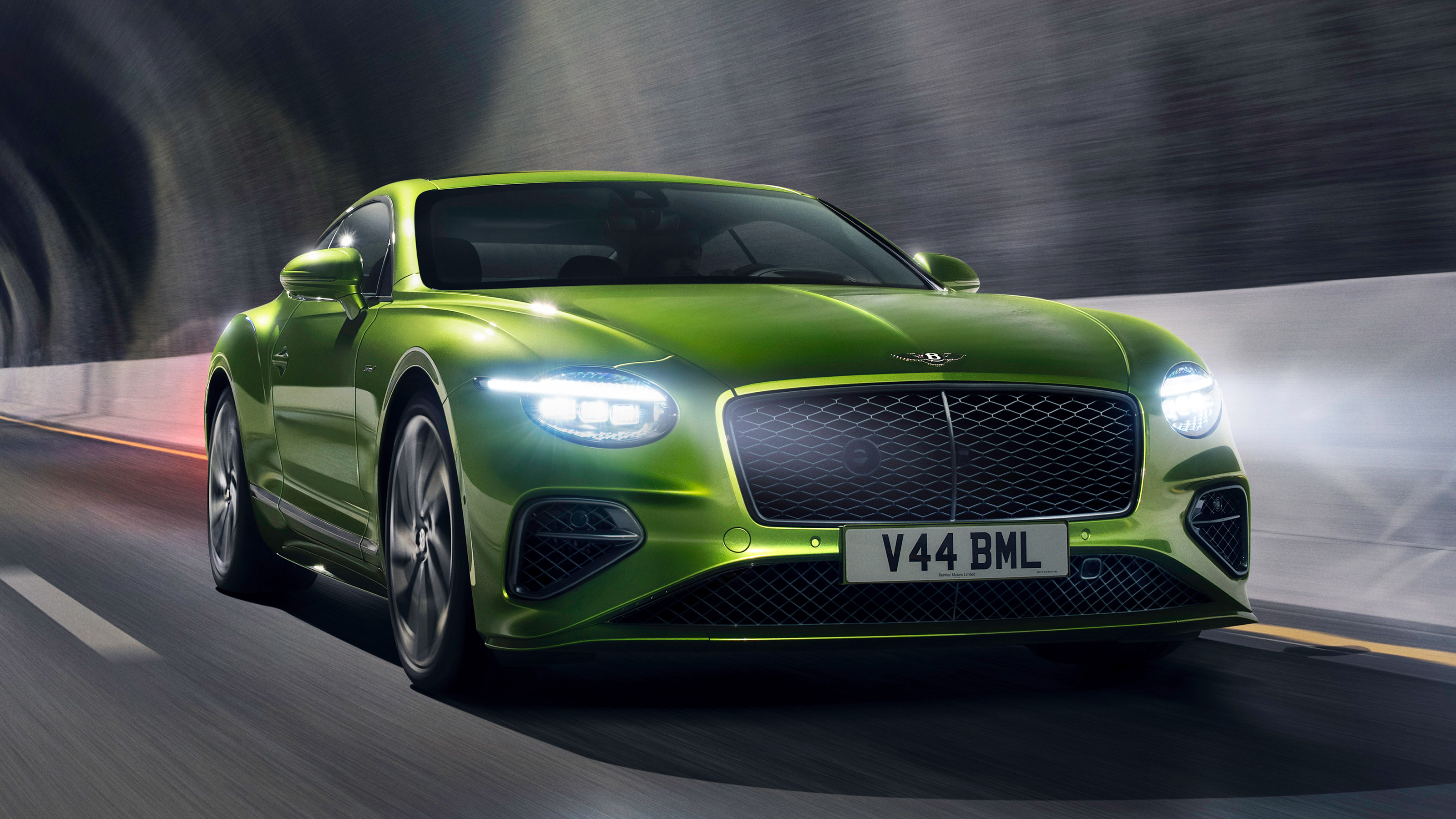 New Bentley Continental GT front quarter