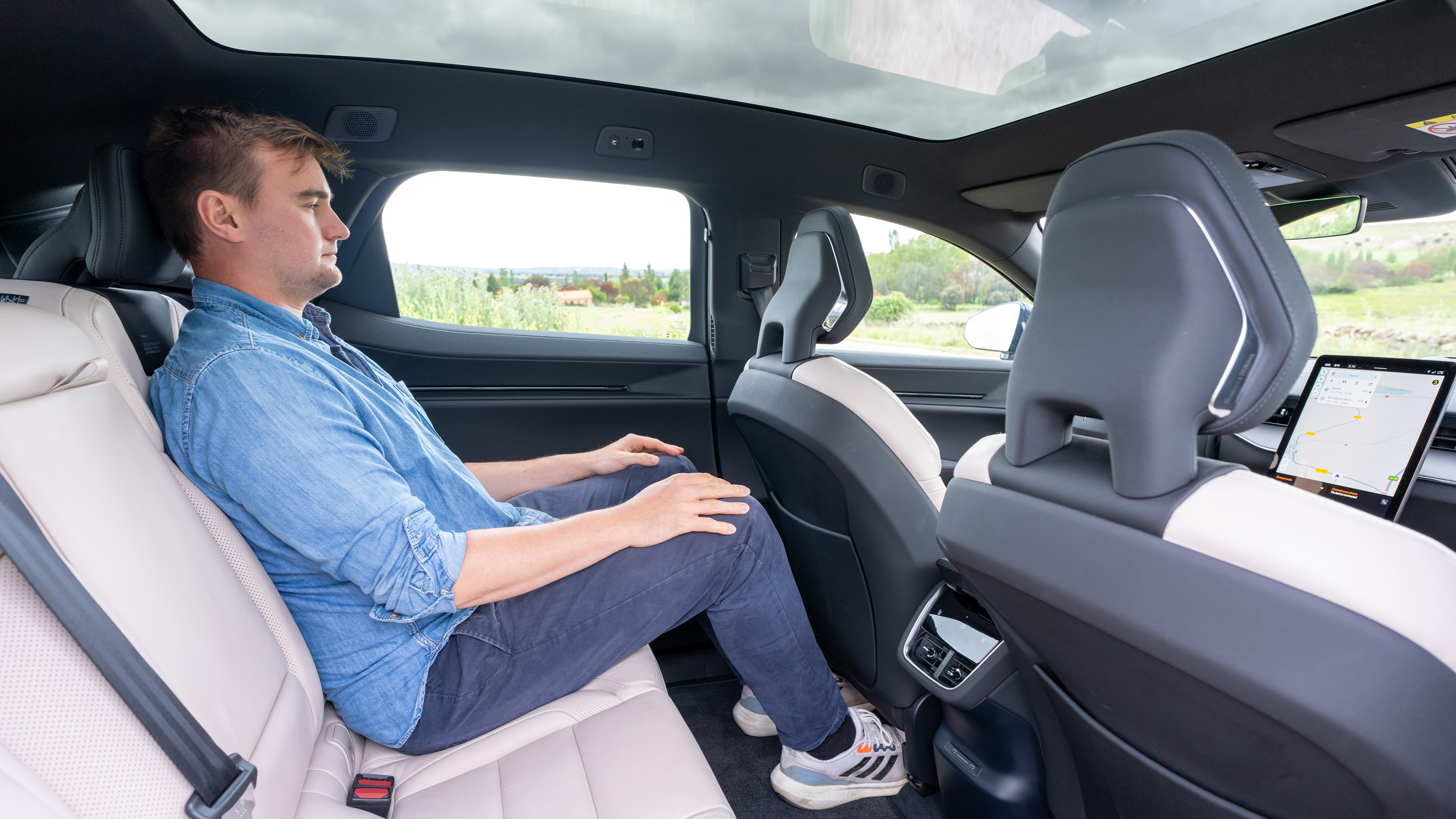 Polestar 3 rear passenger space
