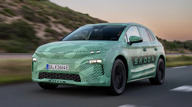 Skoda Elroq prototype front quarter