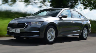 Skoda Octavia front quarter driving