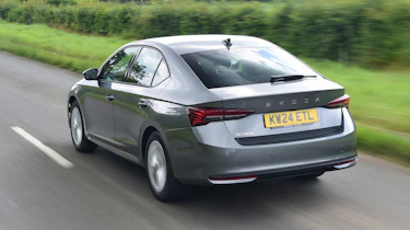 Skoda Octavia rear quarter driving