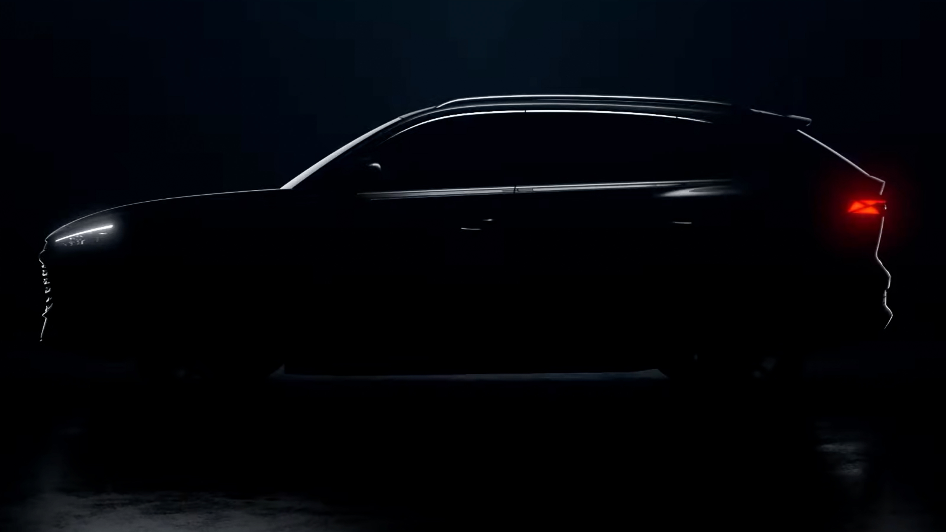 MG HS teaser profile