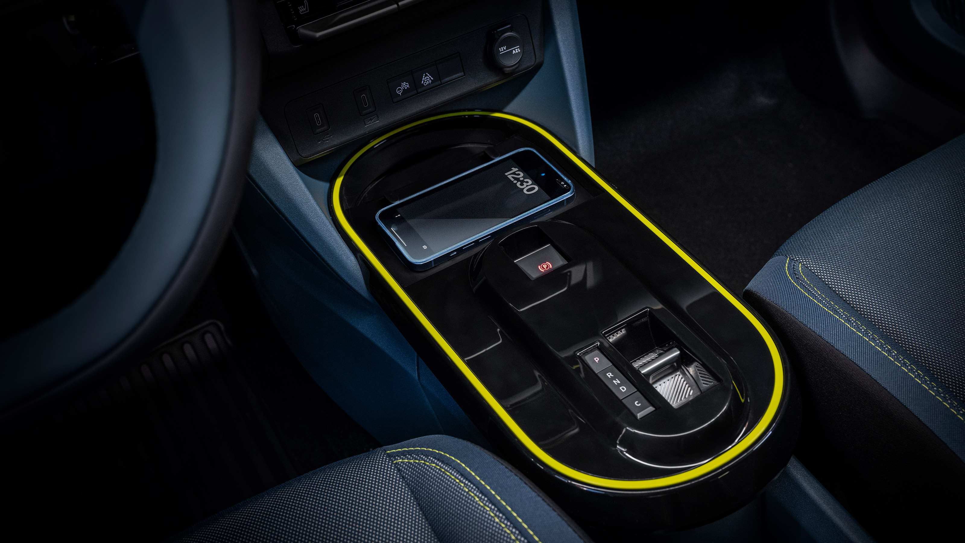 Fiat Grande Panda centre console