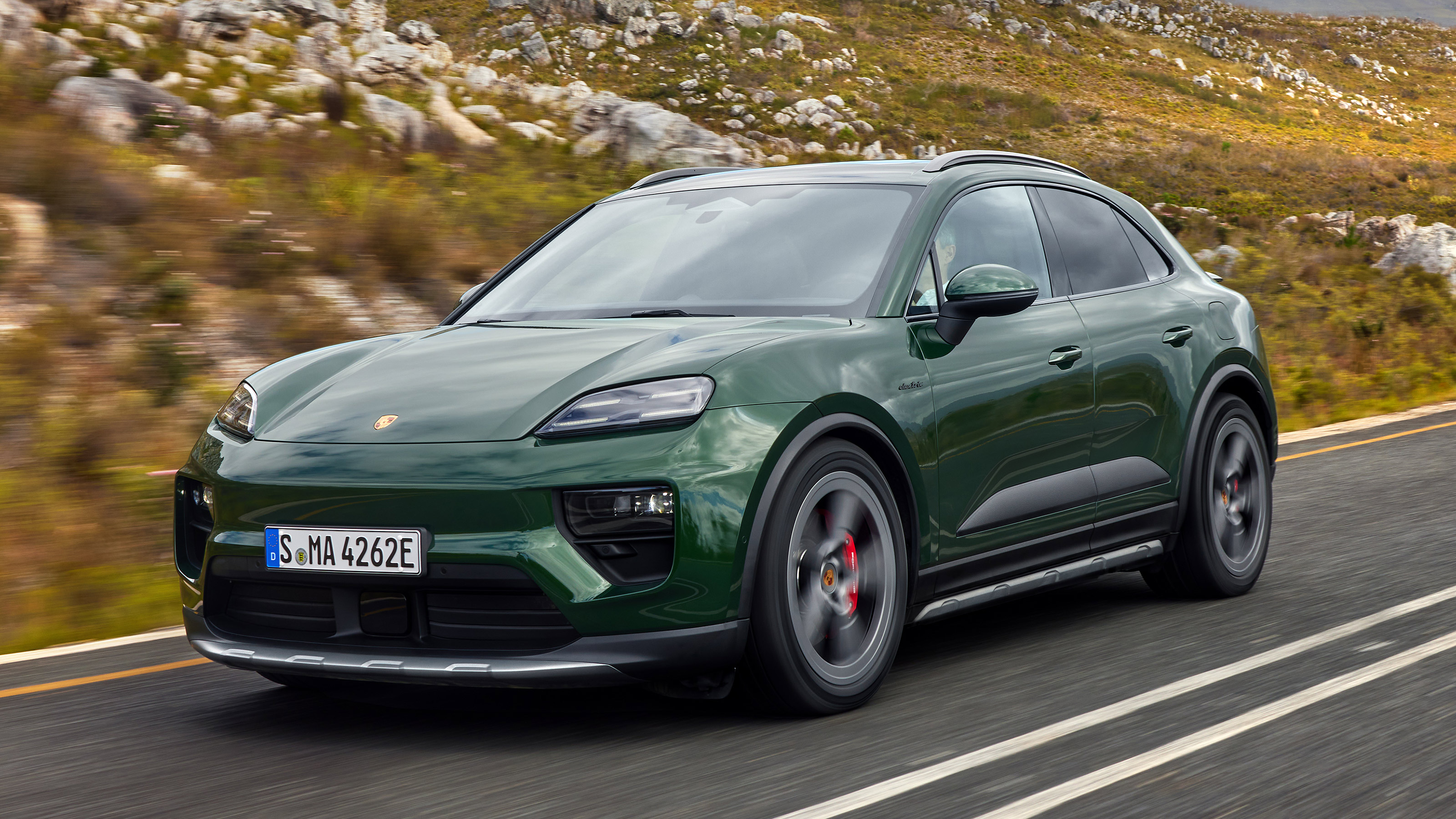 Porsche Macan 4S Electric front quarter