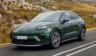 Porsche Macan 4S Electric front quarter