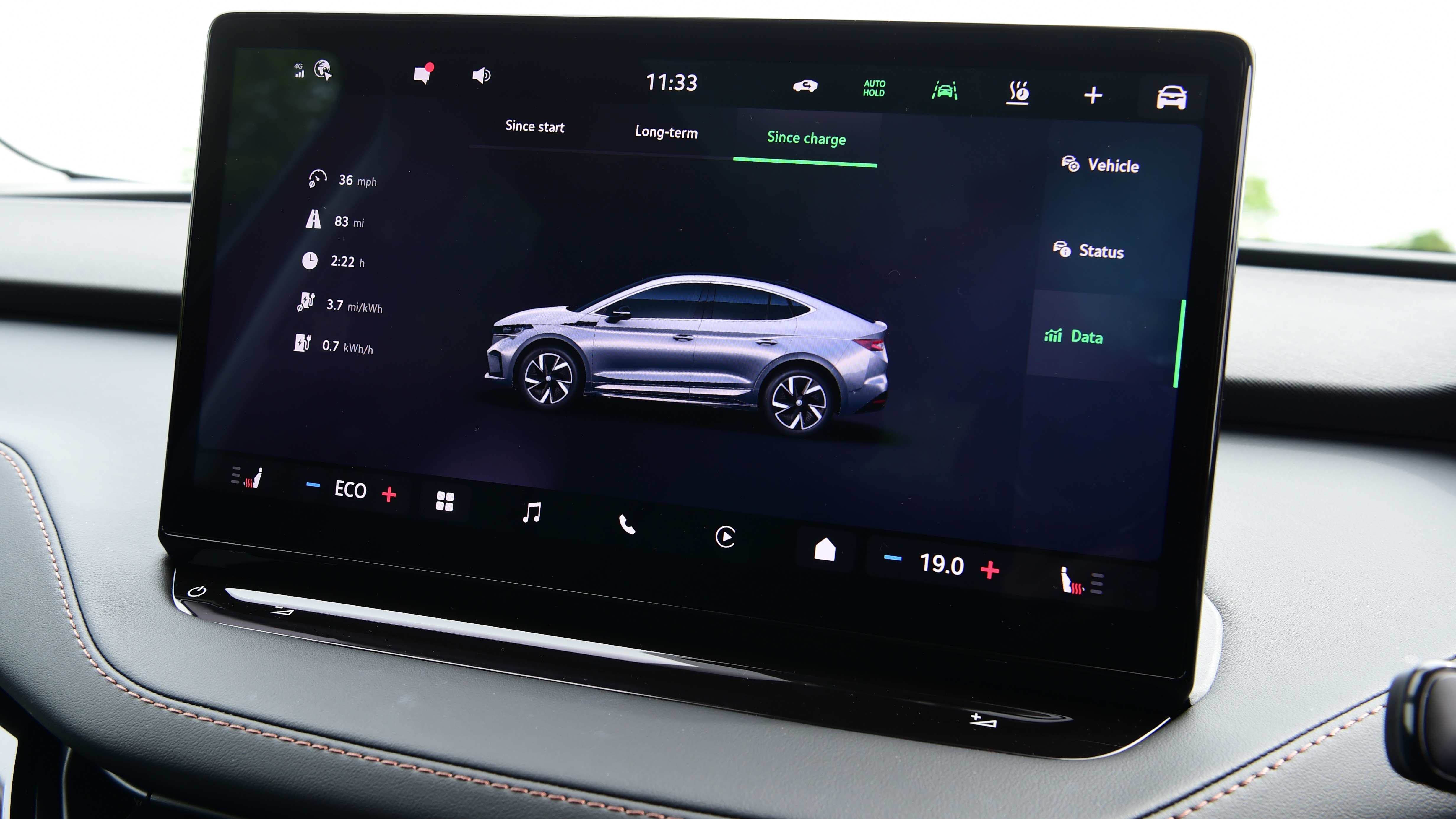 Skoda Enyaq Coupe infotainment