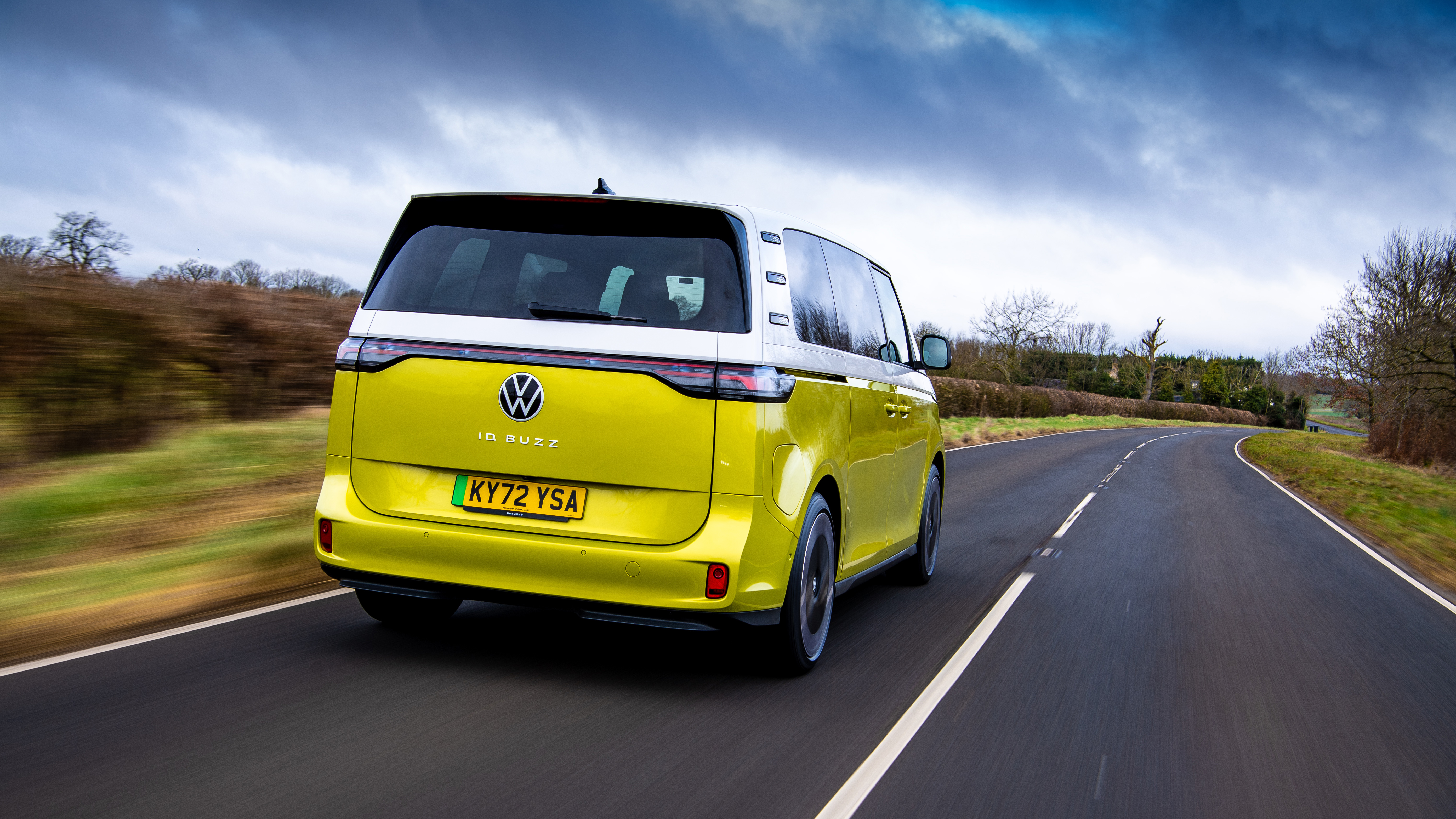 Volkswagen ID. Buzz Carbuyer driving into distance