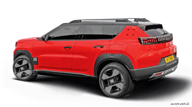 Fiat SUV render rear quarter