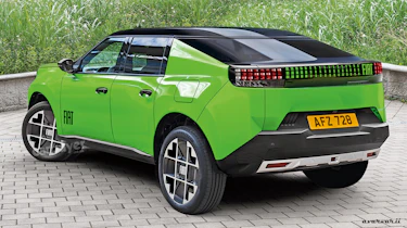 Fiat SUV fastback render rear quarter