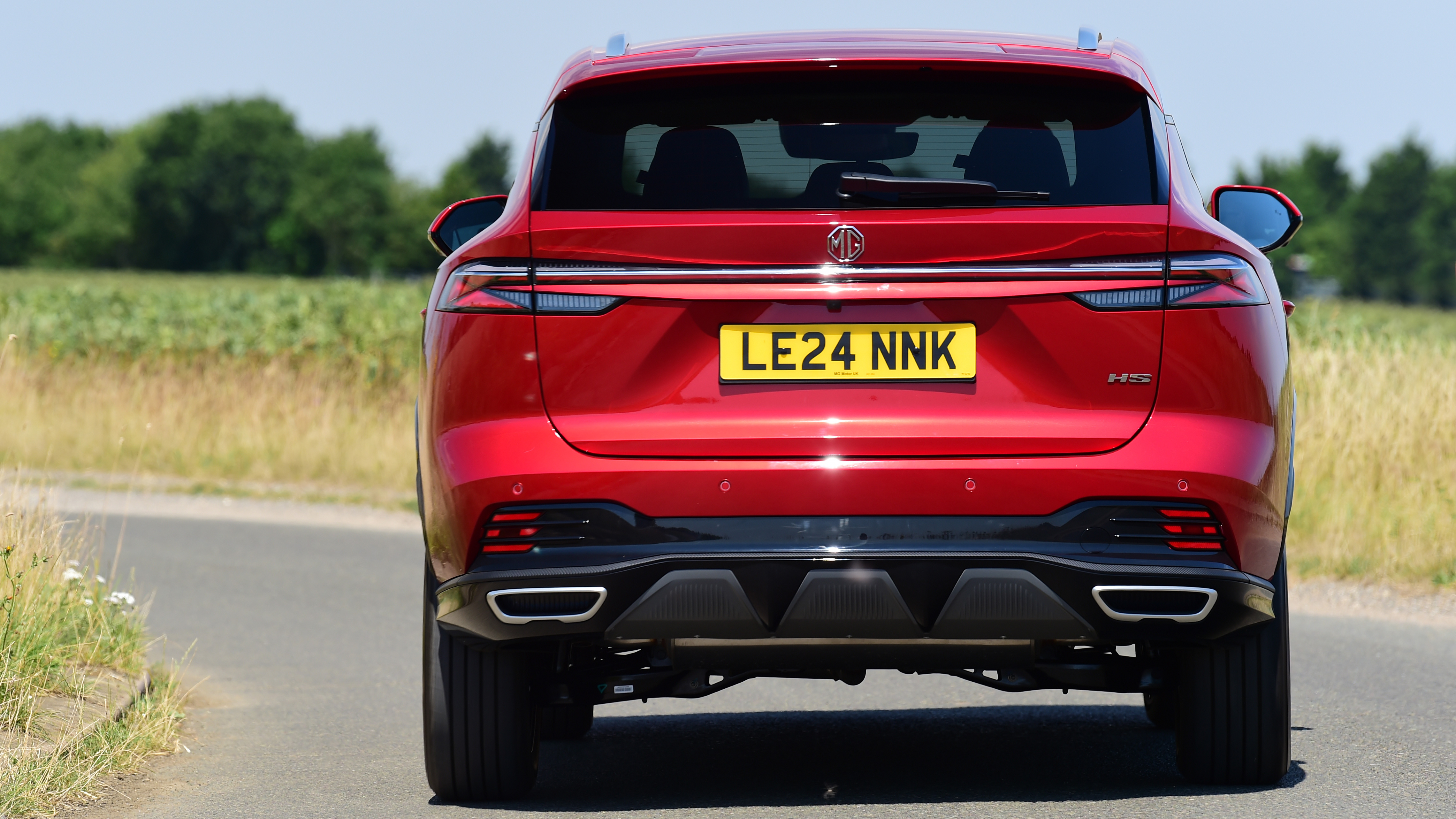 MG HS rear dynamic