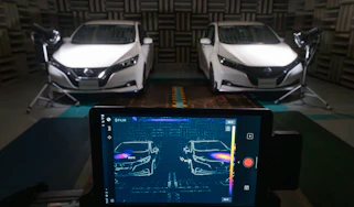 Nissan car paint testing