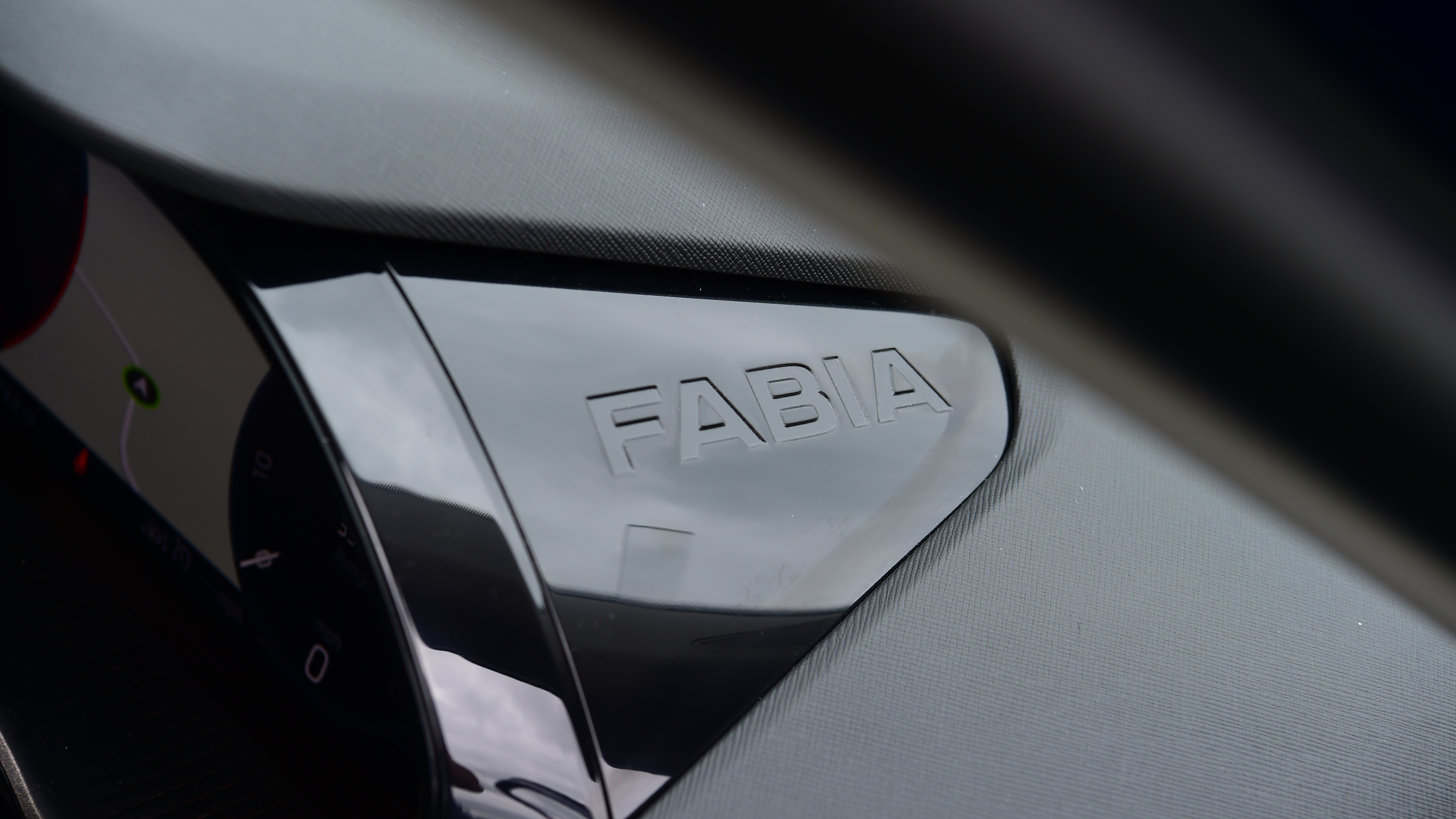 Skoda Fabia closeup trim