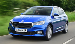 Skoda Fabia front quarter driving