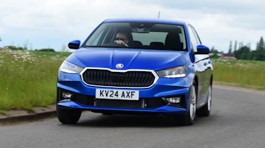 Skoda Fabia driving