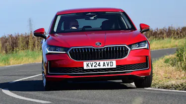 Skoda Superb front cornering