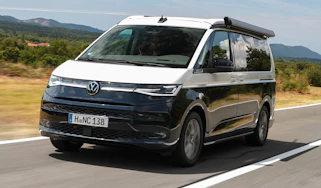 Volkswagen California front quarter driving