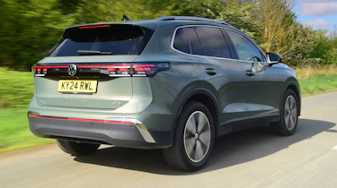 Volkswagen Tiguan rear quarter driving