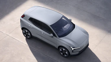 Volvo EX30 above