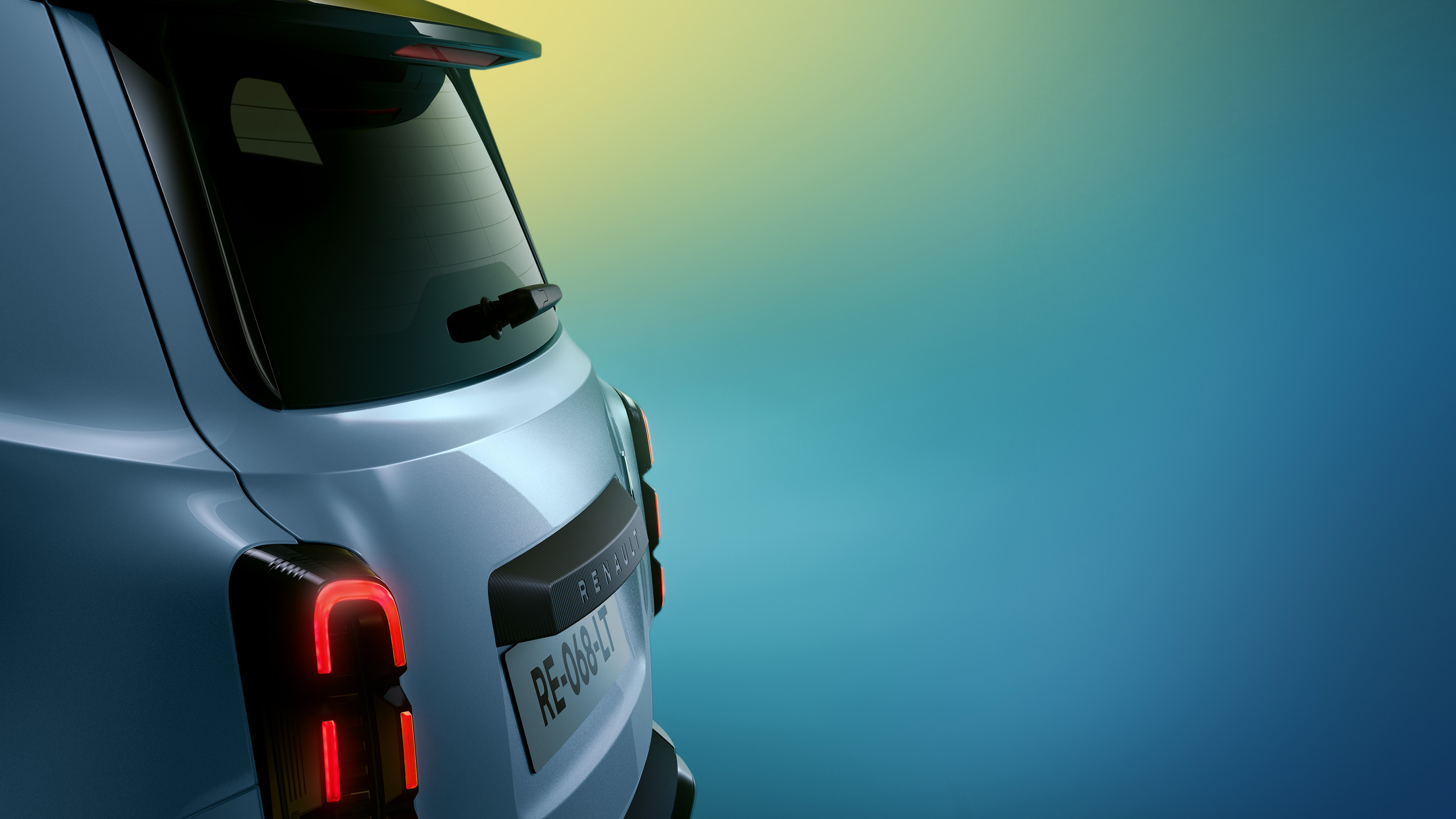 Renault 4 rear teaser