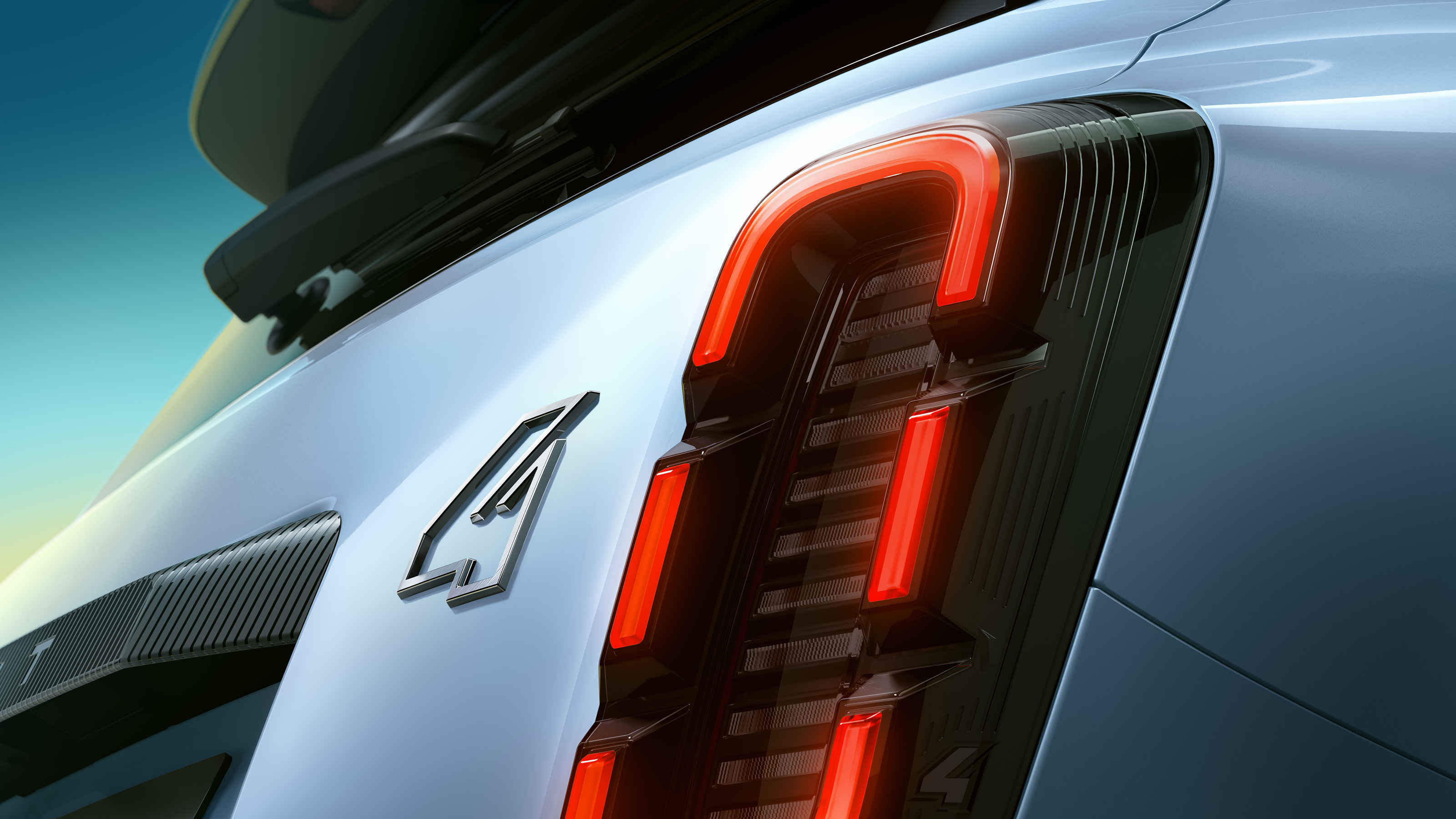Renault 4 tail-light teaser