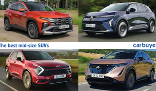 best mid-size SUVs header image