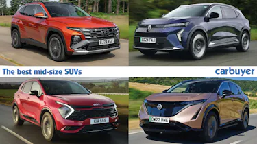 best mid-size SUVs header image