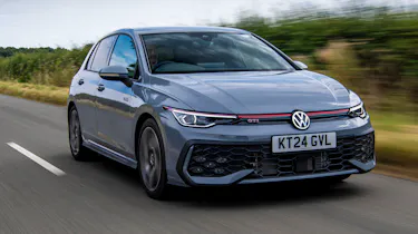 Volkswagen Golf GTI front quarter driving