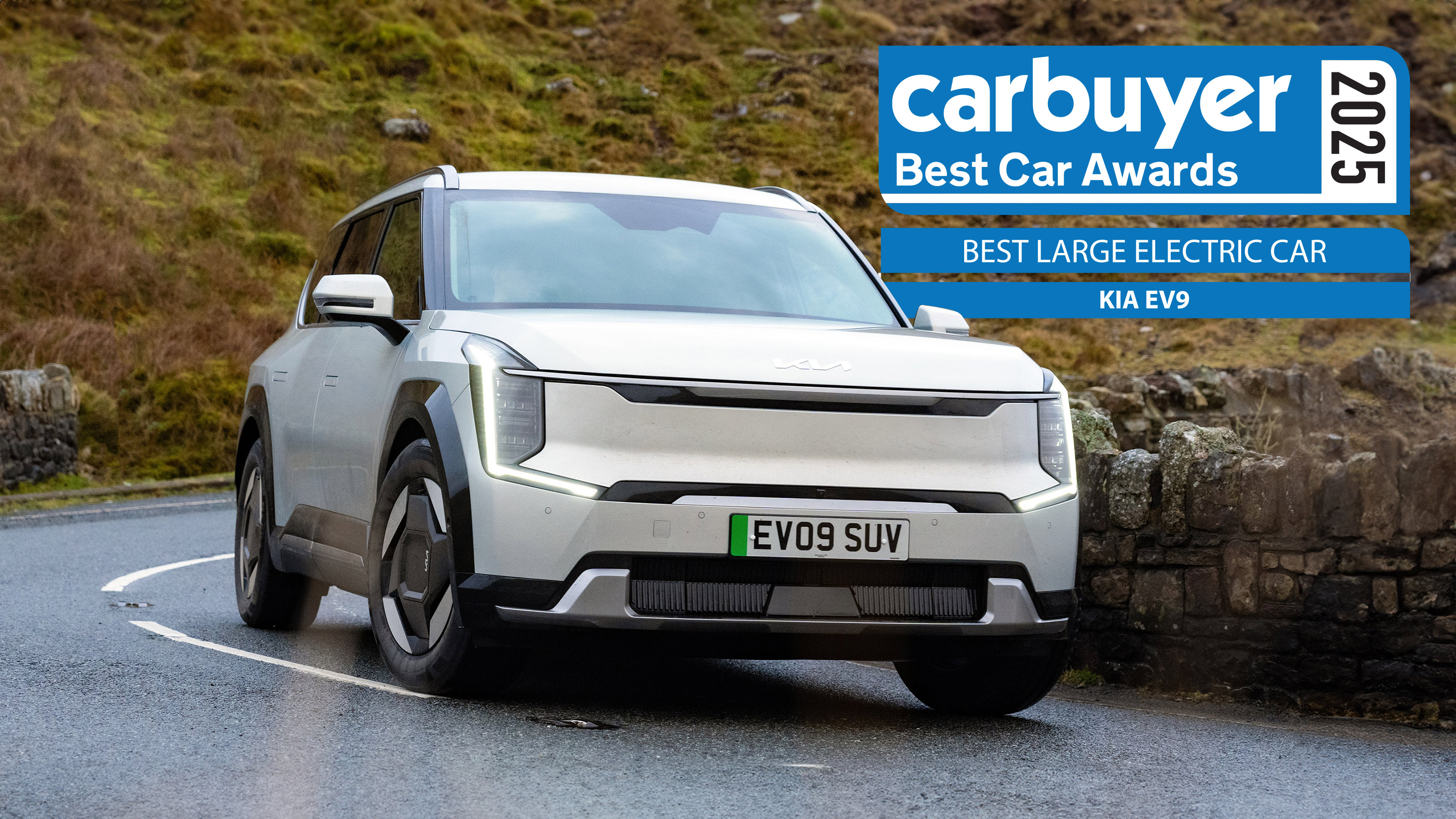 Carbuyer Best Large Electric Car Award – Kia EV9