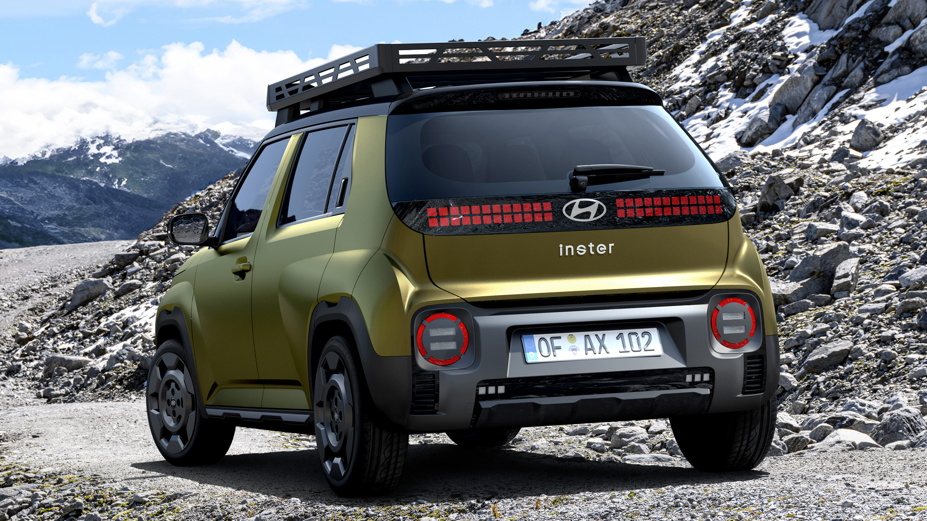 Hyundai Inster Cross rear quarter