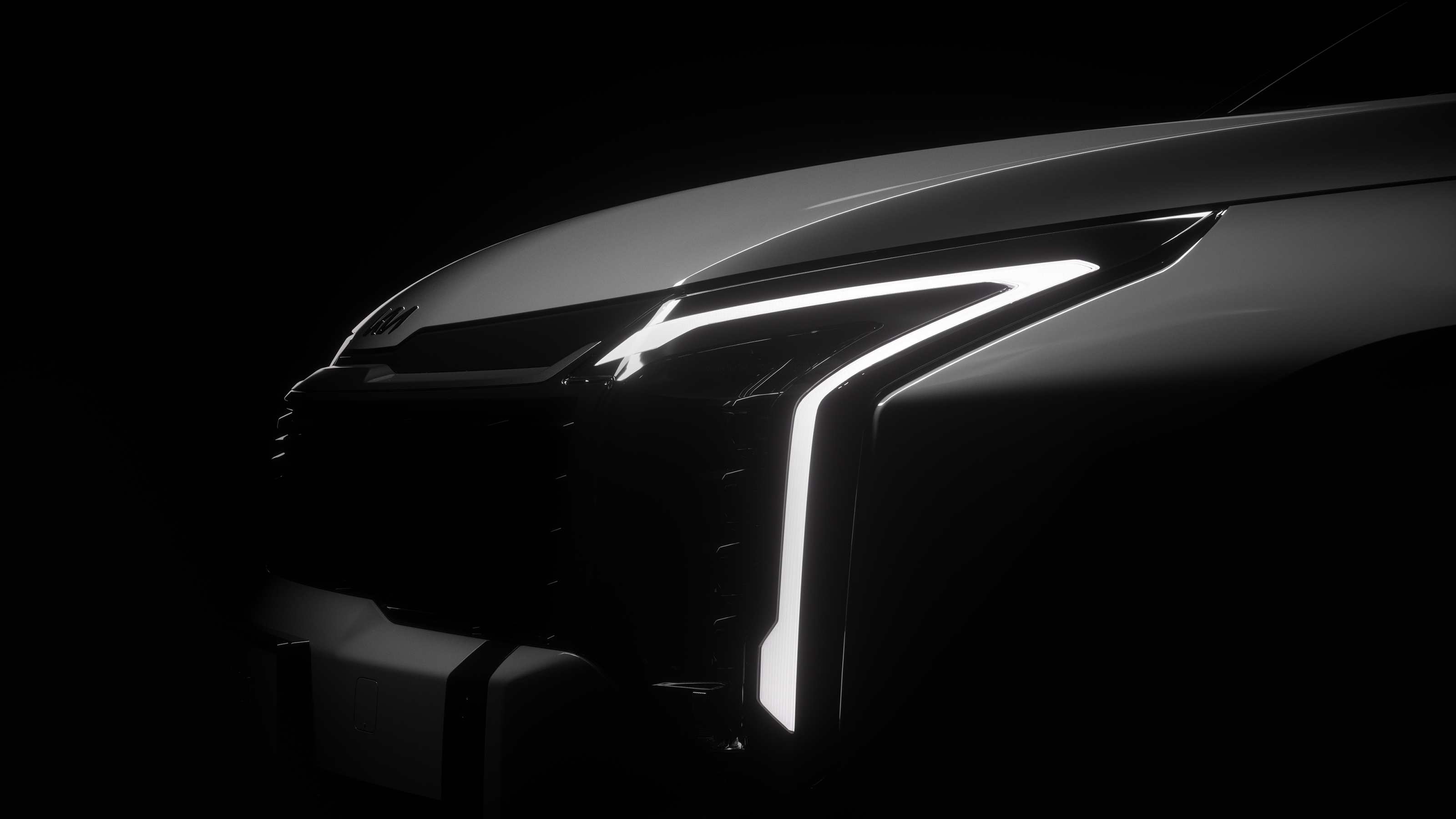 Kia Sportage teaser headlight