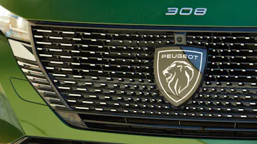 Peugeot 308 badge and emblem