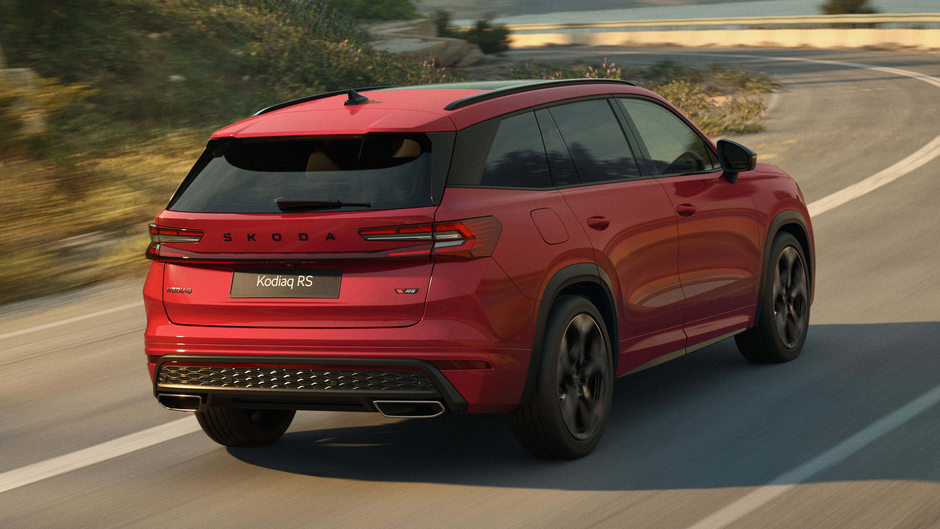 Skoda Kodiaq vRS rear quarter