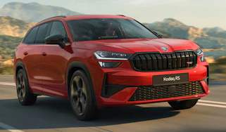 Skoda Kodiaq vRS front quarter