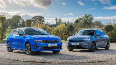 Vauxhall Astra Electric and Corsa Electric