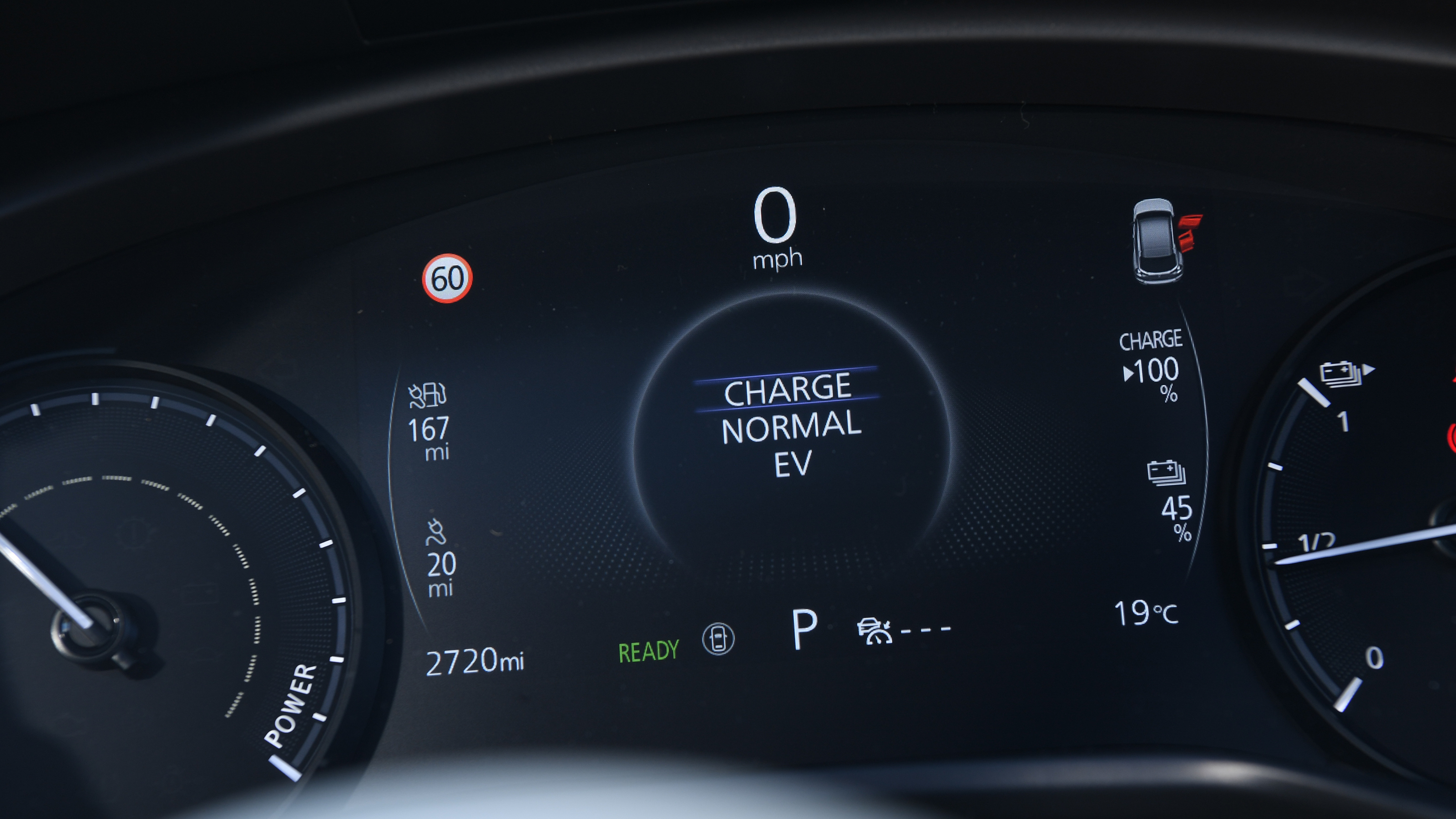 Mazda MX-30 UK driver display