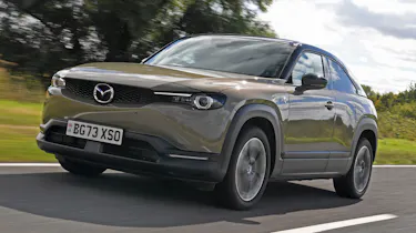 Mazda MX-30 UK front quarter