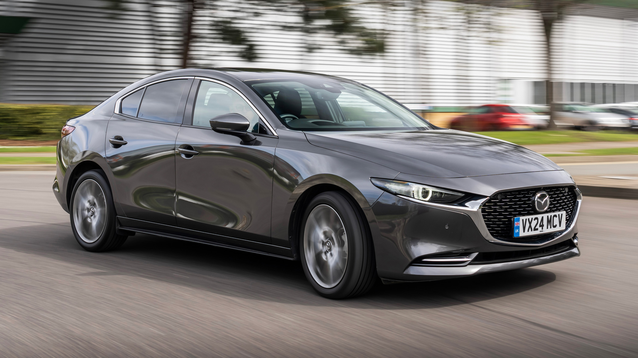 Mazda3 Saloon front quarter cornering