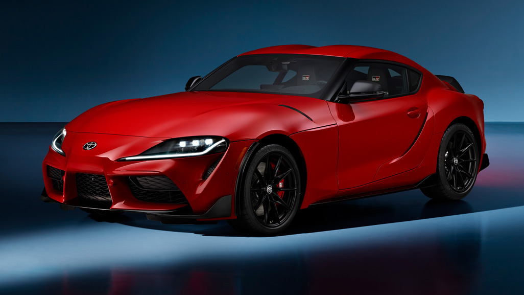 Toyota GR Supra Lightweight EVO front quarter